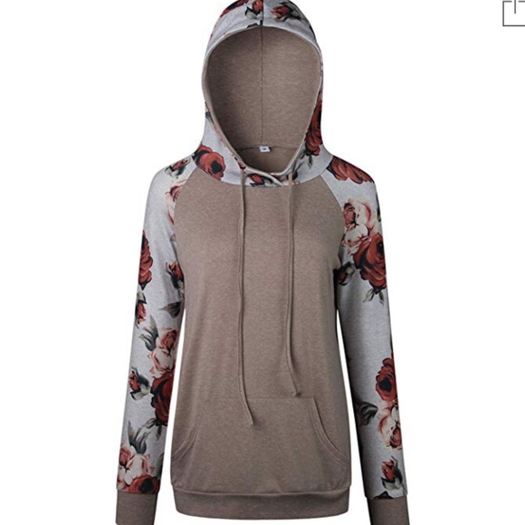 Beautiful women long sleeve hoodie sweatshirt - Picture 3 of 5